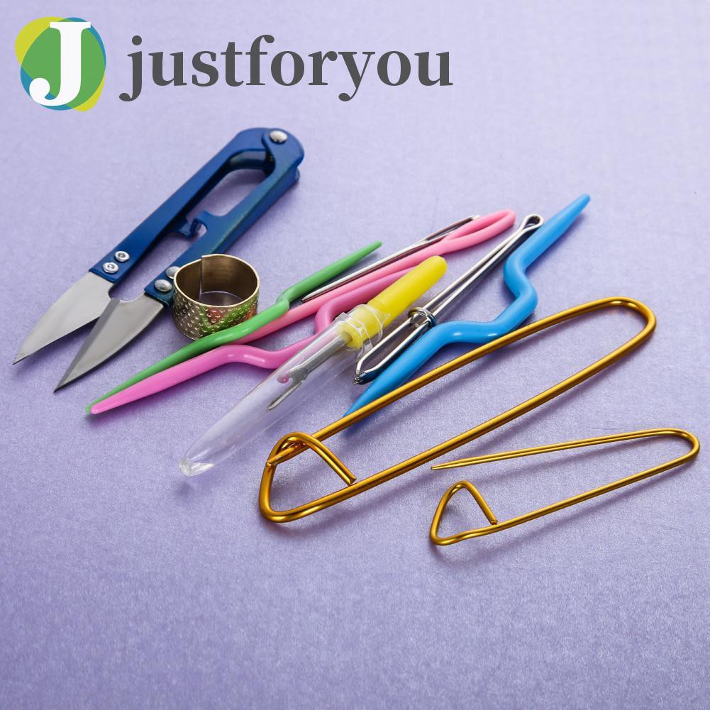 Bộ 2 Dụng Cụ Hỗ Trợ Đan Móc Len Diy Tiện Dụng Ốp