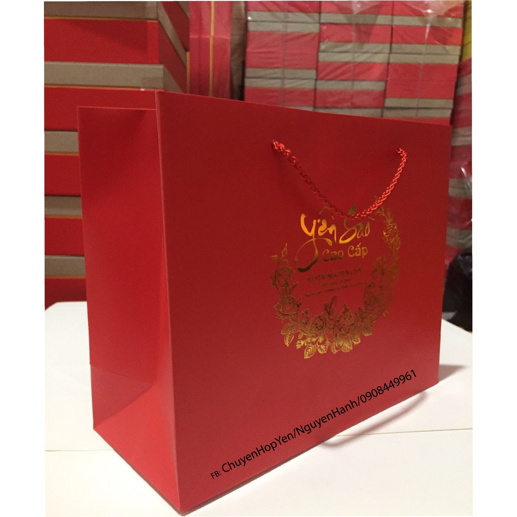10 TÚI ÉP KIM LOẠI TRUNG ĐỰNG 100g YẾN THÔ