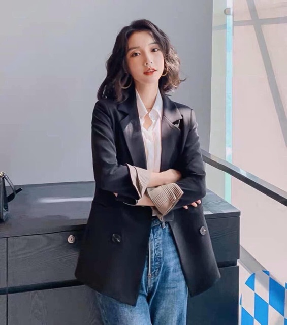 Áo blazer tay kẻ ( hàng order không có sẵn) | BigBuy360 - bigbuy360.vn