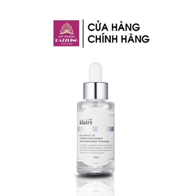 Tinh Chất Vitamin C Trắng Da, Mờ Thâm Klairs Freshly Juiced Vitamin Drop 35ml Chính Hãng