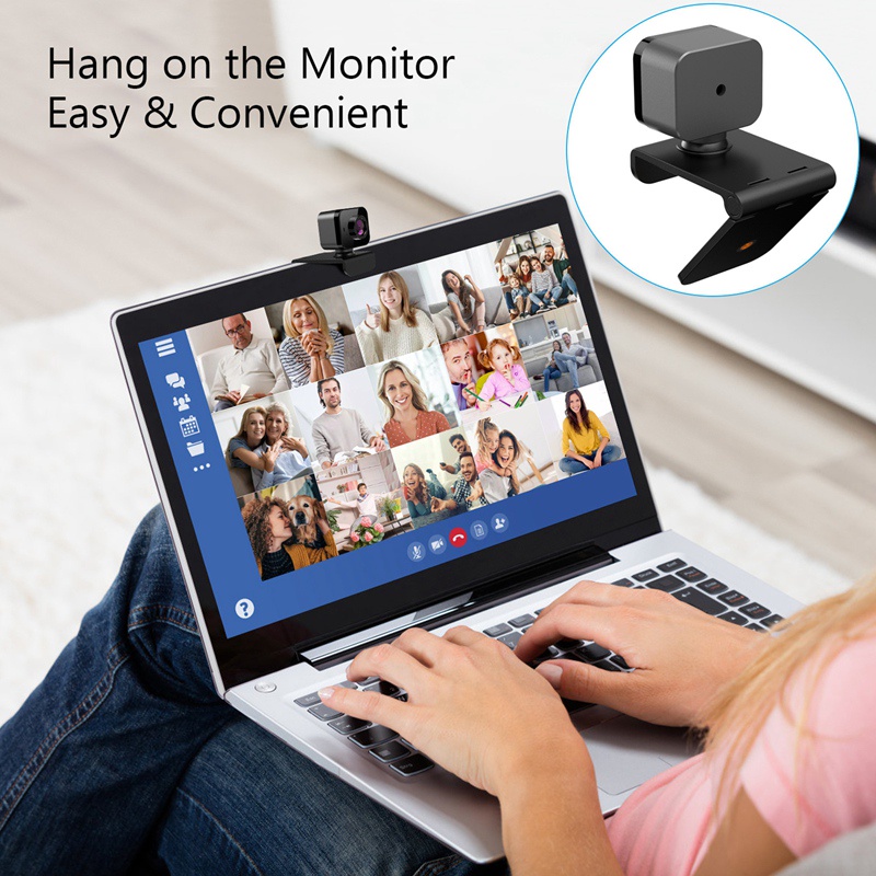 Webcam HD 1080P tích hợp micro tự động lấy nét cắm USB | WebRaoVat - webraovat.net.vn