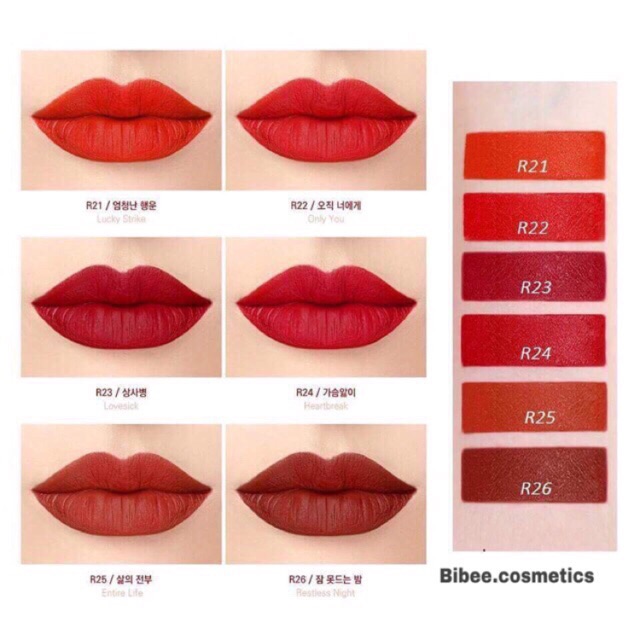 Son Agapan Pit A Pat Matte Lipstick Limited Edition phiên bản vỏ đỏ siêu quyến rũ