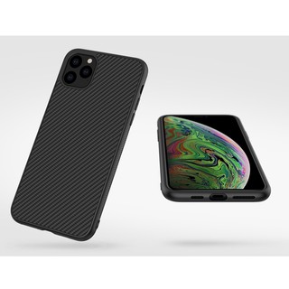 Ốp lưng iPhone 11/ 11pro 11 Pro Max Nillkin Synthetic Fiber sợi Carbon siêu bền
