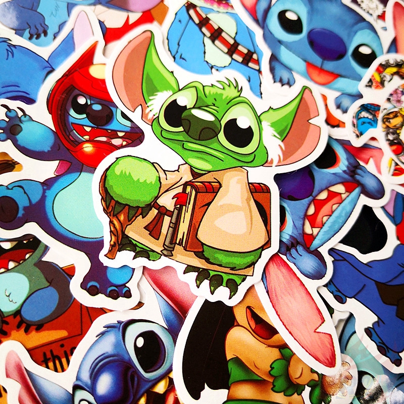 ❉ Lilo &amp; Stitch - Series 10 Disney Cartoon Stickers ❉ 50Pcs/Set DIY Fashion Luggage Laptop Skateboard Doodle Stickers