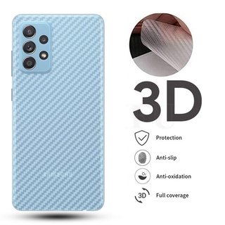 (3 mảnh)Miếng dán PPF mặt sau sợi carbon cho Cho Samsung Galaxy A10s/A30s/A20s/A50s/A21S/A51/A71/A01/A11/A31 A10/A20/A30/A50/A70