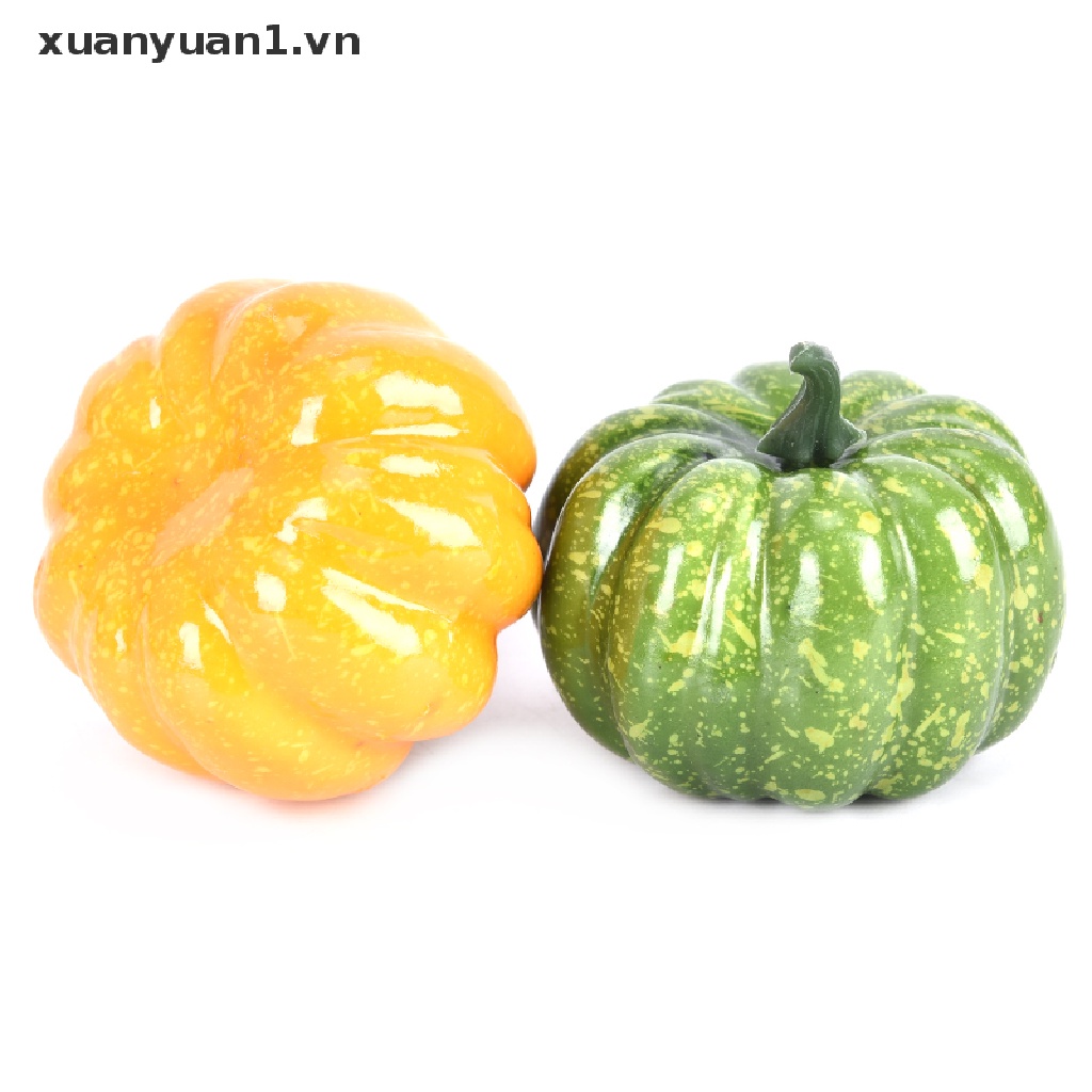 Bí Ngô Nhân Tạo Sống Động Như Thật Trang Trí Nhà Cửa