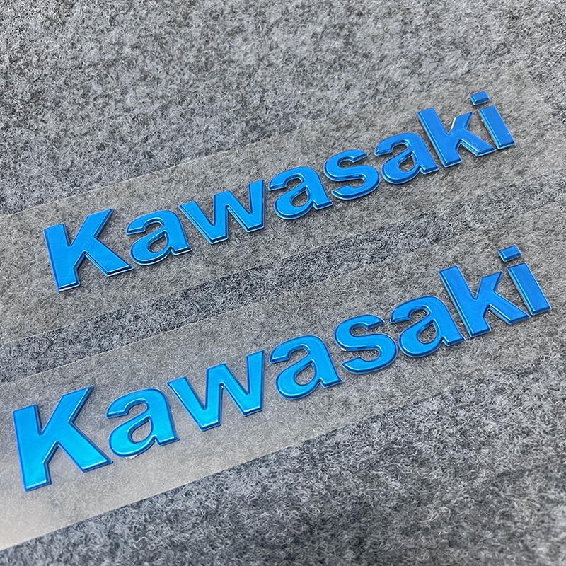 Bộ 2 Logo 3D Trang Trí Bình Xăng Xe Mô Tô Kawasaki ninja400