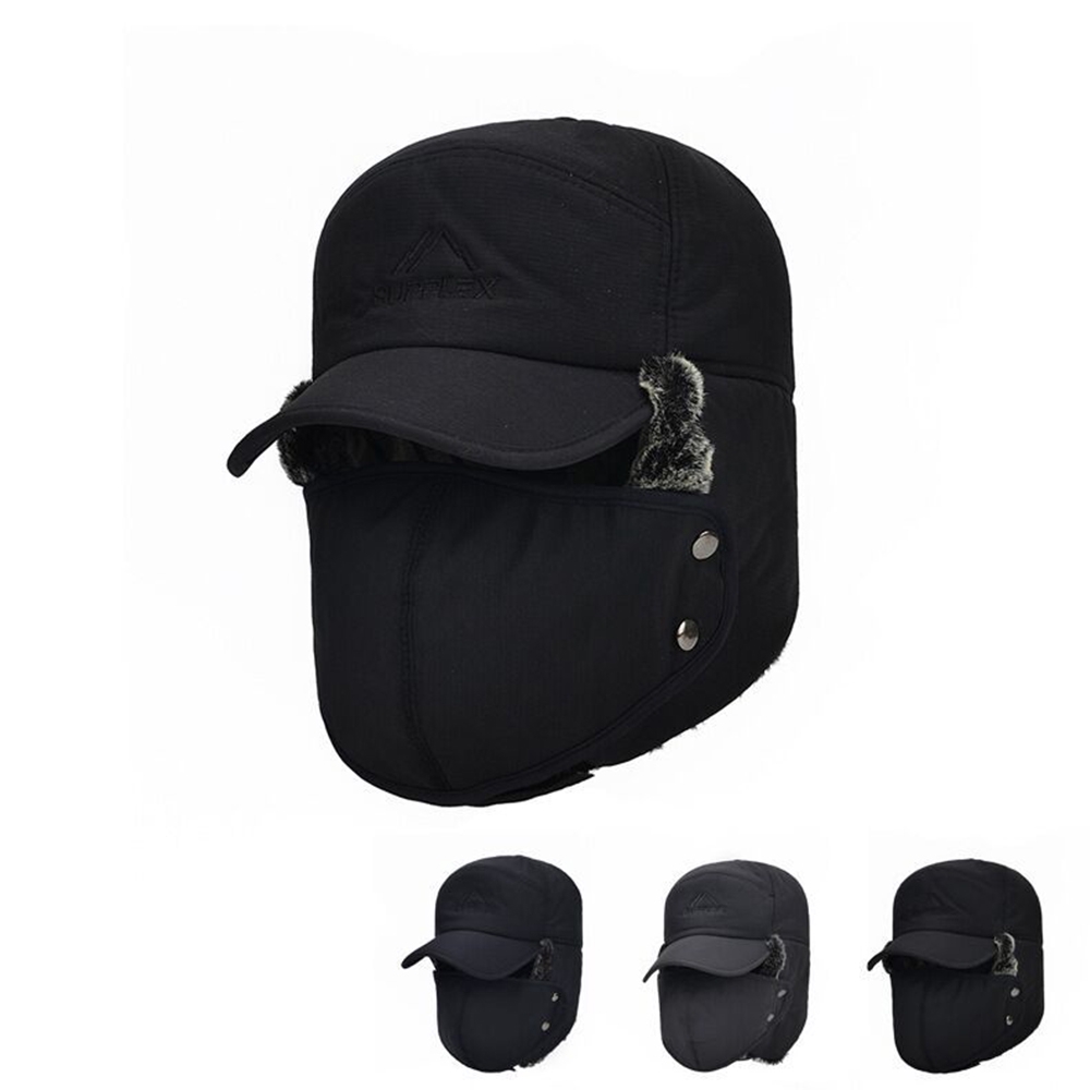 Mũ trùm đầu phối lông thú phong cách Bomber