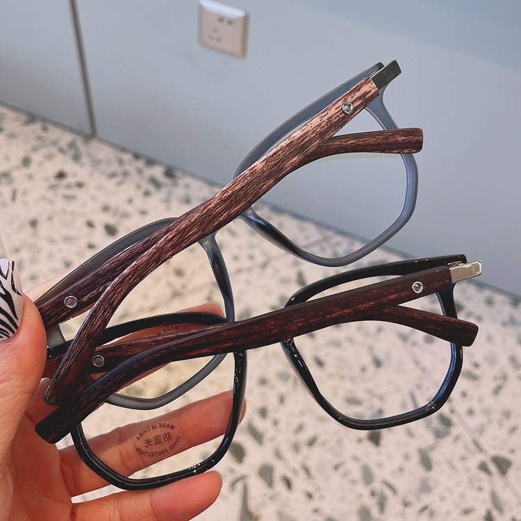 Kính mắt VIENDO hỗ trợ độ cận dáng vuông đổi màu chống ánh sáng xanh và tia UV thời trang unisex