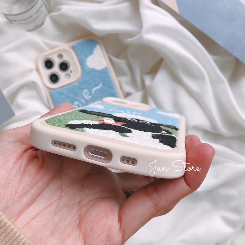 Ốp lưng len móc siêu xinh, bảo vệ máy và camera