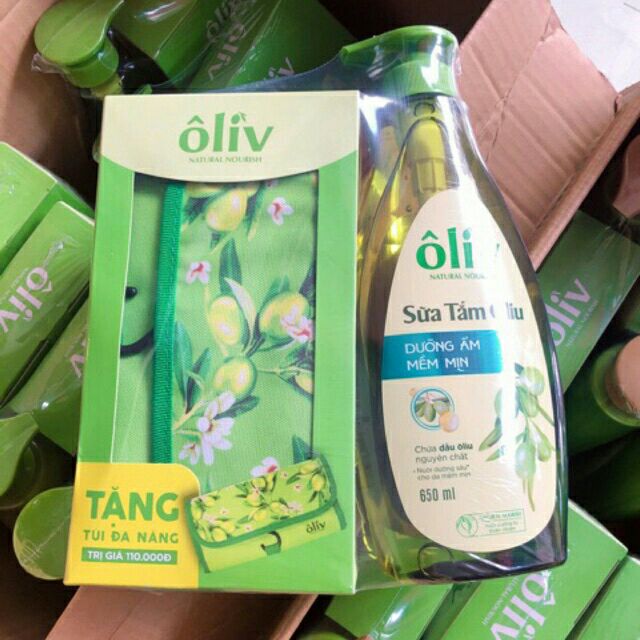 Sữa tắm Olive tặng túi đa năng