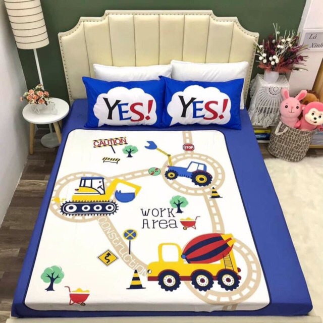 set ga gối cotton đẹp