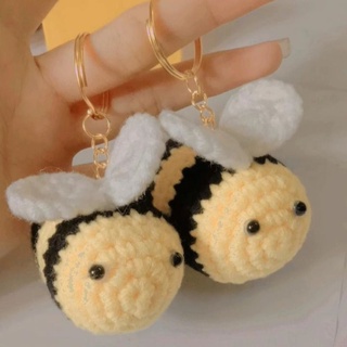 MÓC KHOÁ ONG VÀNG LEN HANDMADE