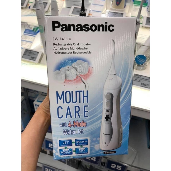 Máy tăm nước Panasonic EW1411 Đức vệ sinh răng miệng làm sạch cặn thức ăn - Shop Viloet