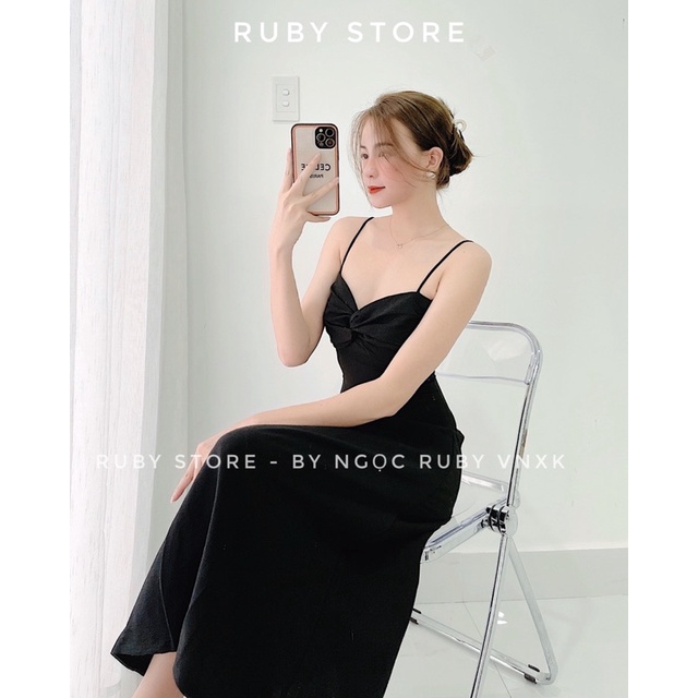 [HÌNH THẬT] Đầm xoắn ngực 3M thanh lịch | BigBuy360 - bigbuy360.vn