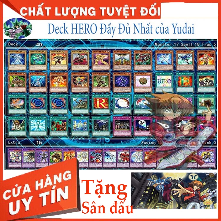 Bộ bài in giá rẻ Yuki Judai - Elemental HERO
