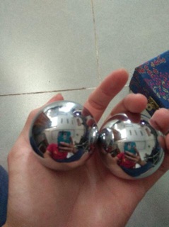 1 Đôi Bi sắt Lăn Tay( 2 quả)