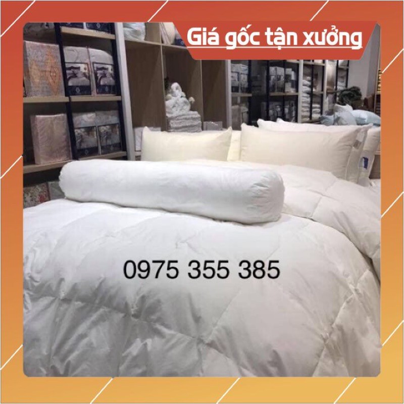 Gối ôm 35x100cm bông Gòn hạt hàn quốc cao cấp tinh khiết, hàng việt nam chất lượng cao, giá cho 1 sản phẩm,gối khách sạn