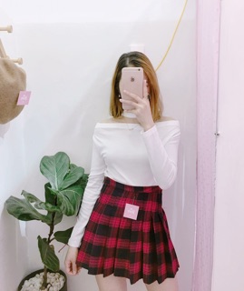 Chân váy tennis kẻ ❤️