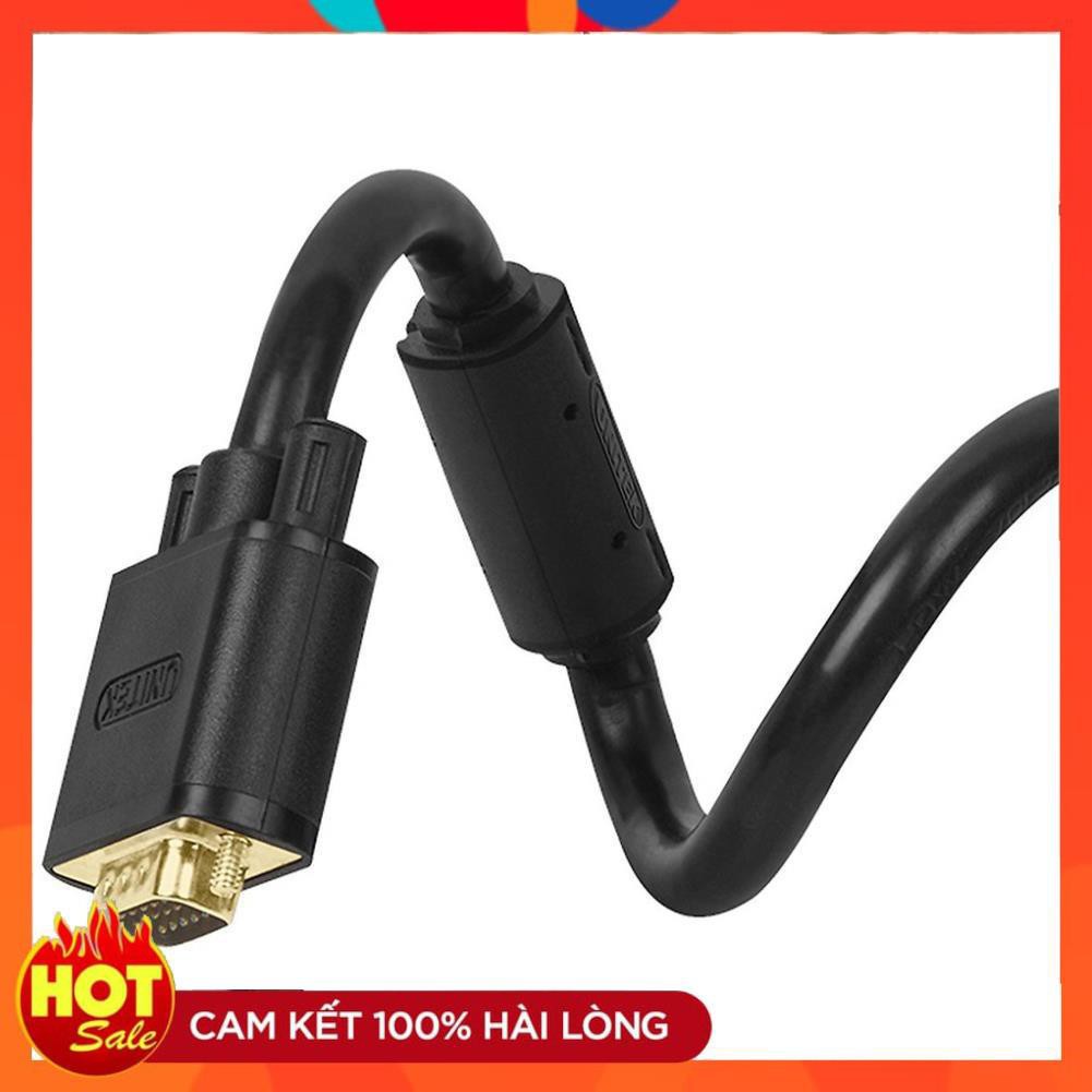 [Chính Hãng] Cáp VGA 2 đầu đực 1.5m Unitek Y-C503A - Dây VGA chống nhiễu Unitek 1.5m