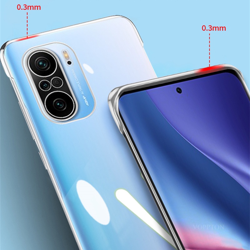 Ốp Điện Thoại PC Cứng Trong Suốt Siêu Mỏng Không Viền Cho Xiaomi Redmi Note 11 10 9 8 7 Pro 4G 5G Note 10S