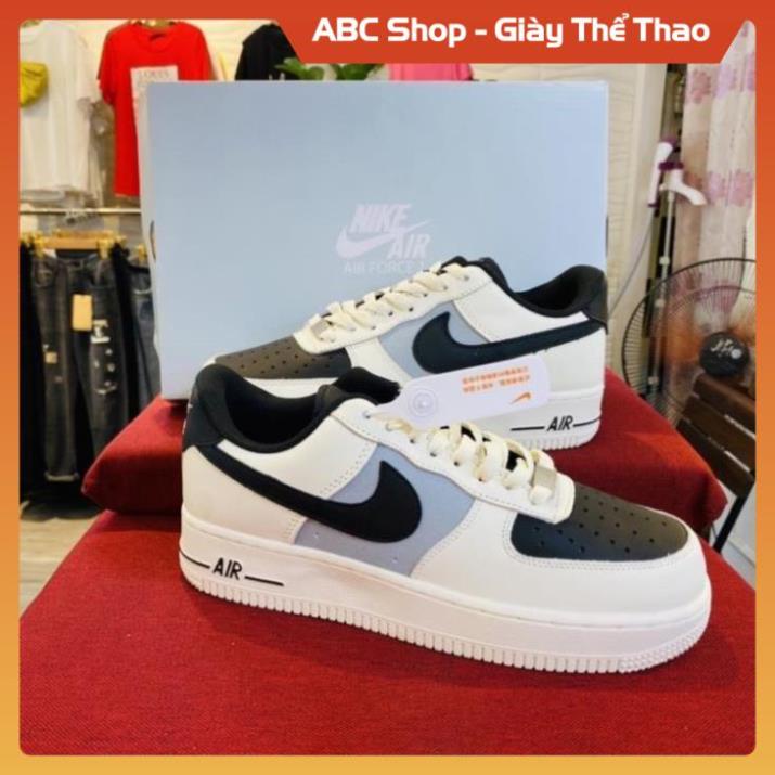 GIÀY SNEAKER Vệt đen trung full bill box full size 36-43 , Giầy thể thao AF1 Trắng đen LOW