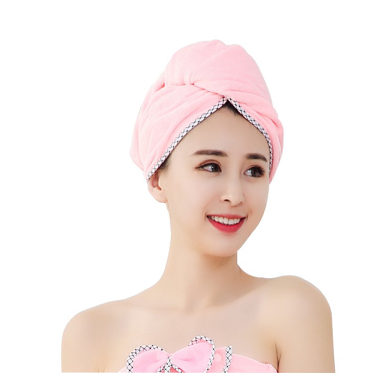Khăn quấn đầu lau tóc