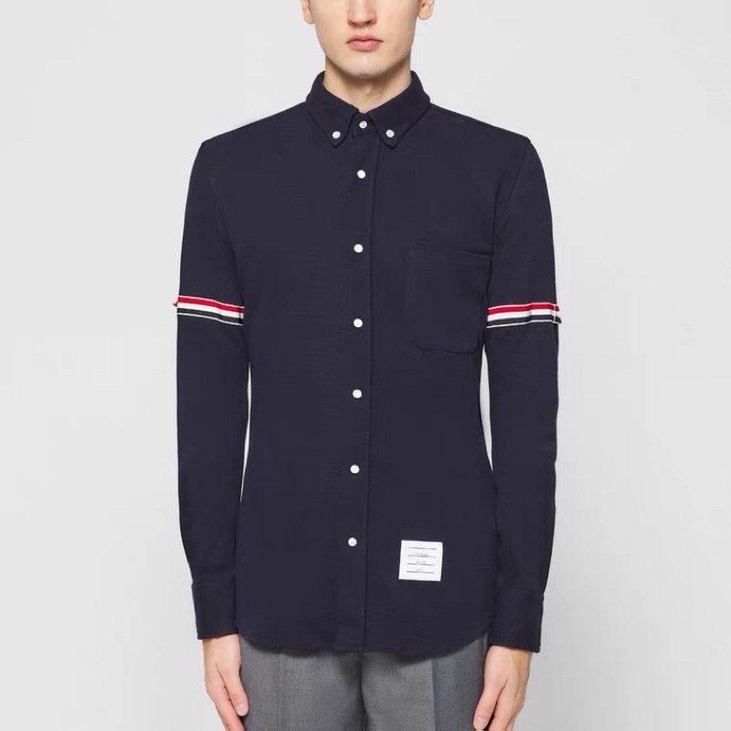 Sơ mi thom browne  đen thanh lịch đẳng cấp vải oxford