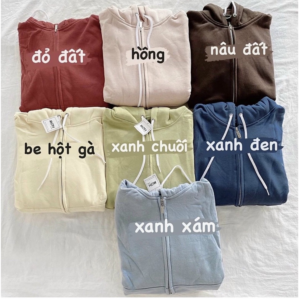 Áo khoác nỉ đủ màu
