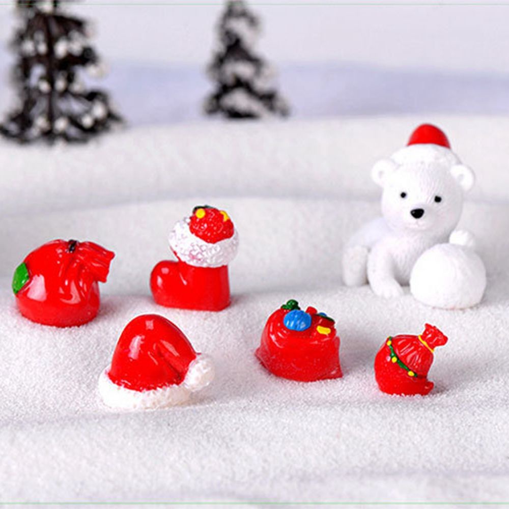 Đồ trang trí ông già noel mini dễ thương trang trí giáng sinh DIY