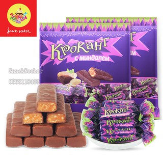Bánh Sôcôla hạnh nhân đậu phộng KPoKaHT_Bánh kẹo Nga_Snack Seeker