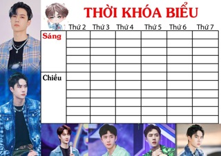 Thời khoá biểu vương nhất bác 2 ảnh