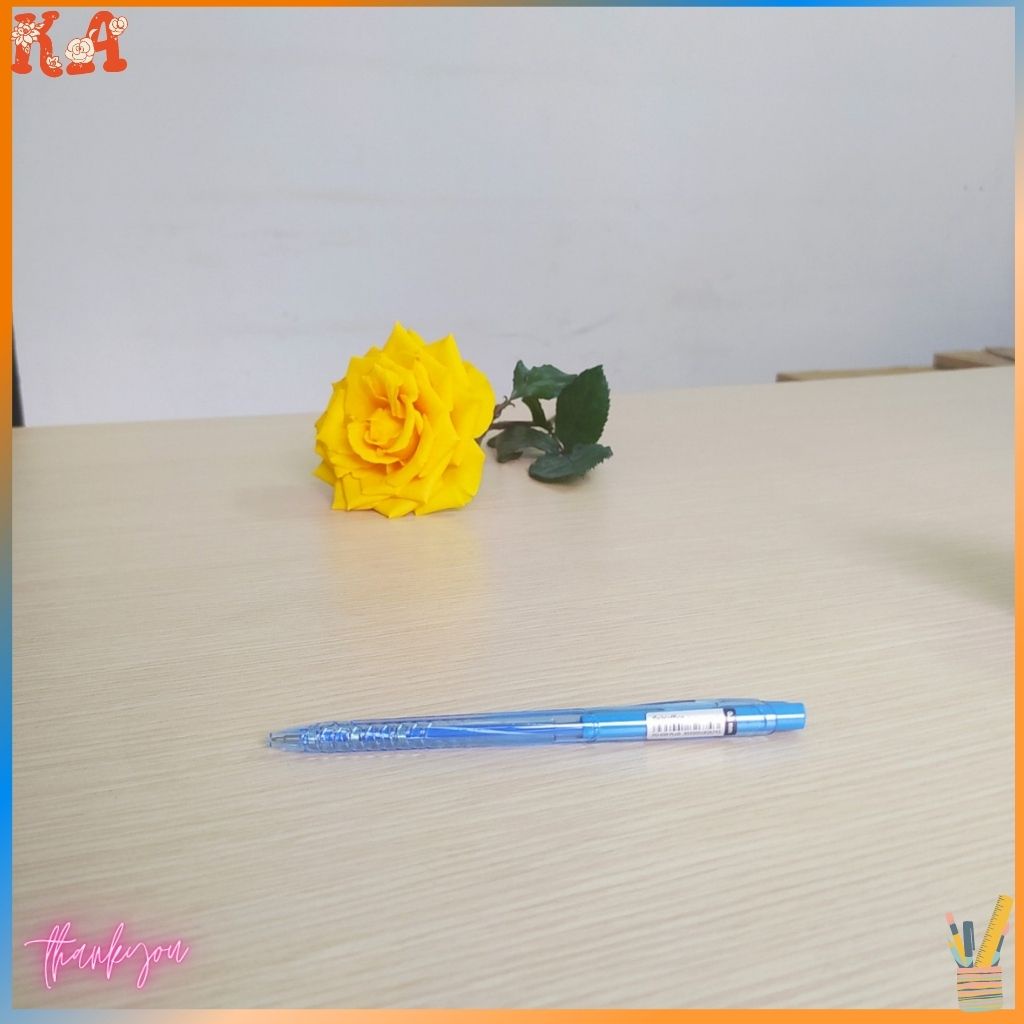 5 chiếc bút bi FO-039 Plus mực xanh ngòi 0.5mm