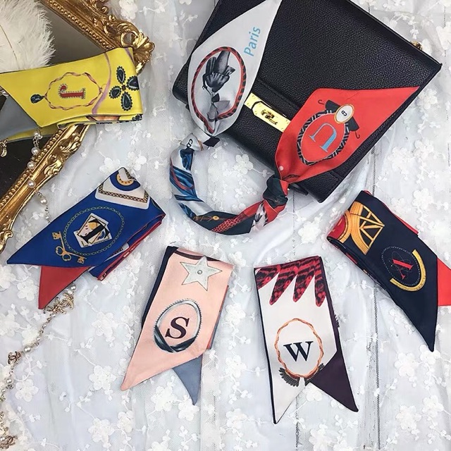 Khăn quấn túi xách chữ cái - Maben