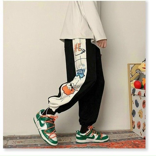 Quần jogger nam nữ thun poly Form chuẩn