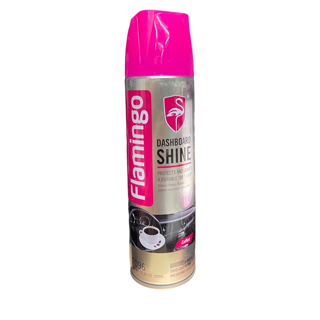 Dưỡng nhựa nhám và làm bóng lốp mùi cafe Flamingo DASHBOARD SHINE 500ml F096