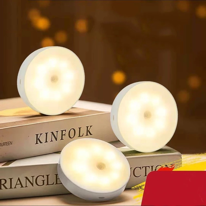 Đèn Led Cảm Biến Ứng Ánh Sáng Chuyển Động Cầu Thang Theo Nhạc Âm Thanh Ô Tô Pin Sạc Gắn Tủ Lạnh Kính Quần Áo Bếp Tường