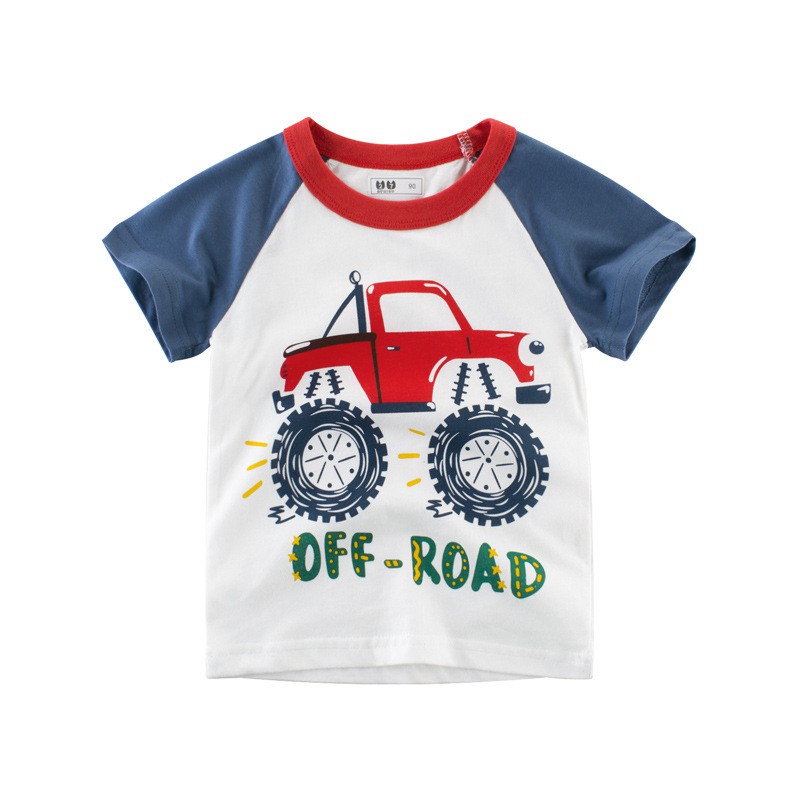 🌿🌿 Áo thun cho bé 27KIDS áo thun cộc tay Monster chất cotton hàng xuất Âu Mỹ