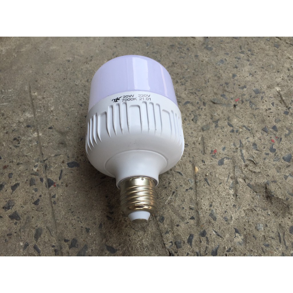 [Sĩ] Bộ 2 bóng đèn Led trụ 20W Siêu sáng - tiết kiệm điện (Ánh Sáng Trắng)