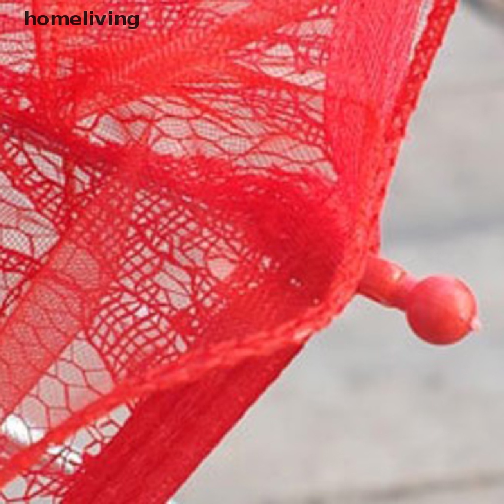Dù Vải Ren Cotton 60CM Cho Cô Dâu
