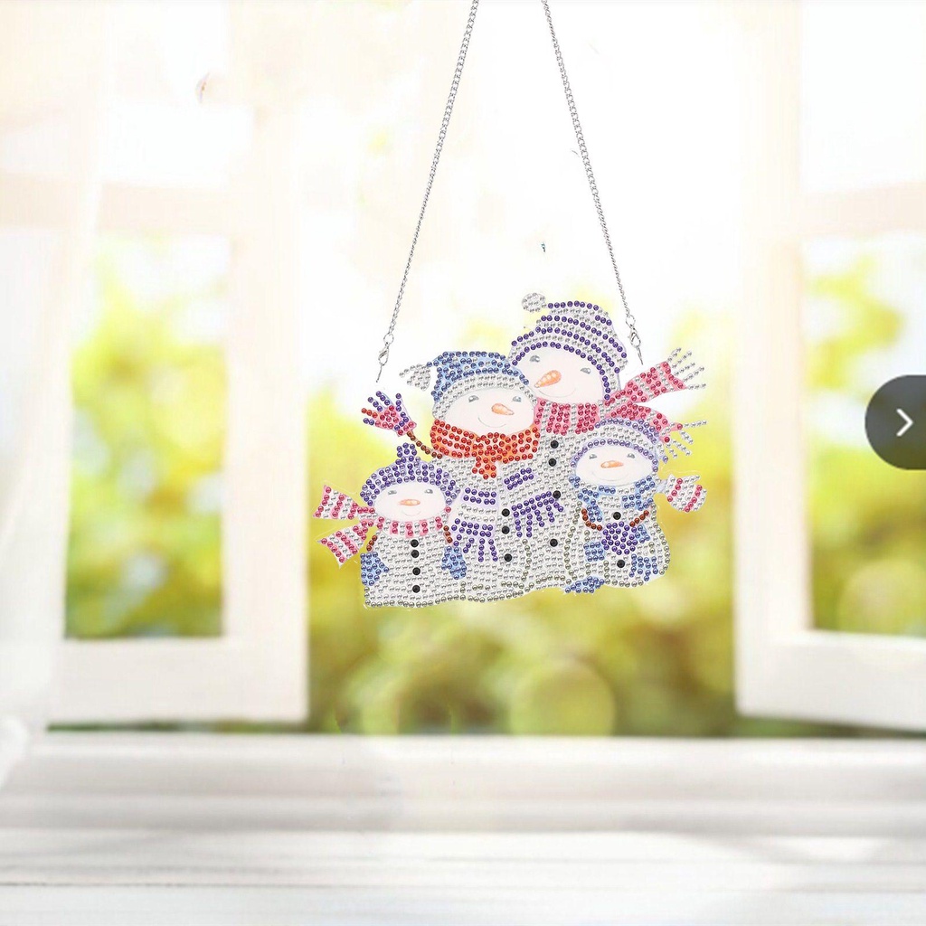 Bức Tranh Giáng Sinh LAY LAY DIY|Sticker Dán Tường Hình Nai Sừng Tấm
