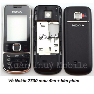 vỏ nokia 2700 có sườn và bàn phím kèm theo