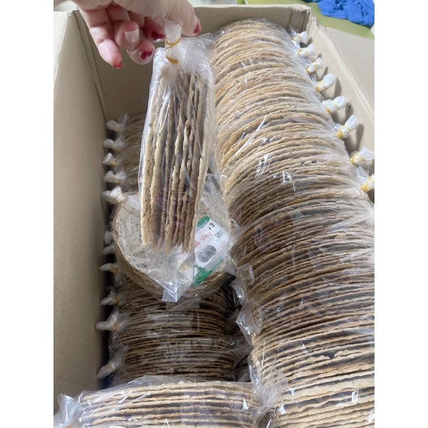 Bánh đa tây ninh tráng dừa hàng chuẩn ngon 1 bịch 10 chiếc