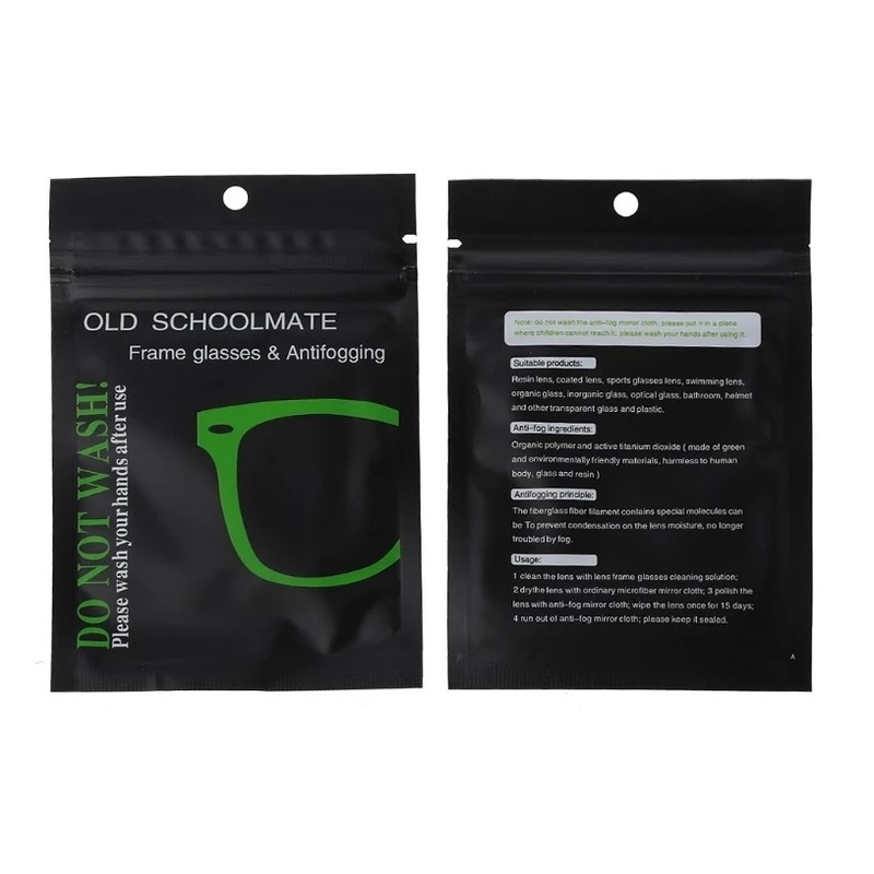 Bộ 10 Khăn Lau Mắt Kính/Mắt Kính Chống Sương Mù Tái Sử Dụng Tiện Lợi