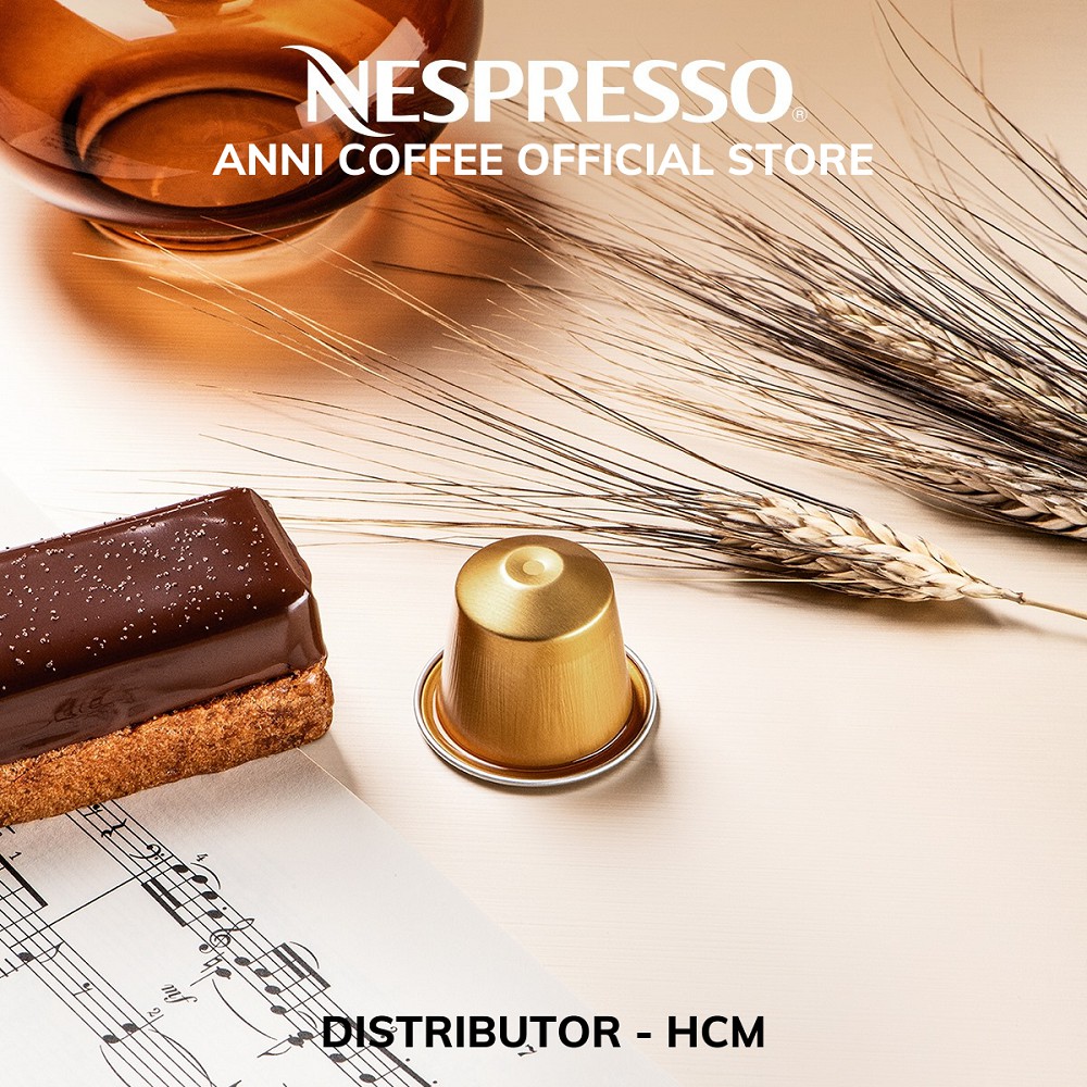[Chính hãng] Hộp 10 viên nén cà phê Nespresso Coffee Capsule Volluto - Dành cho máy pha cà phê tự động Nespresso