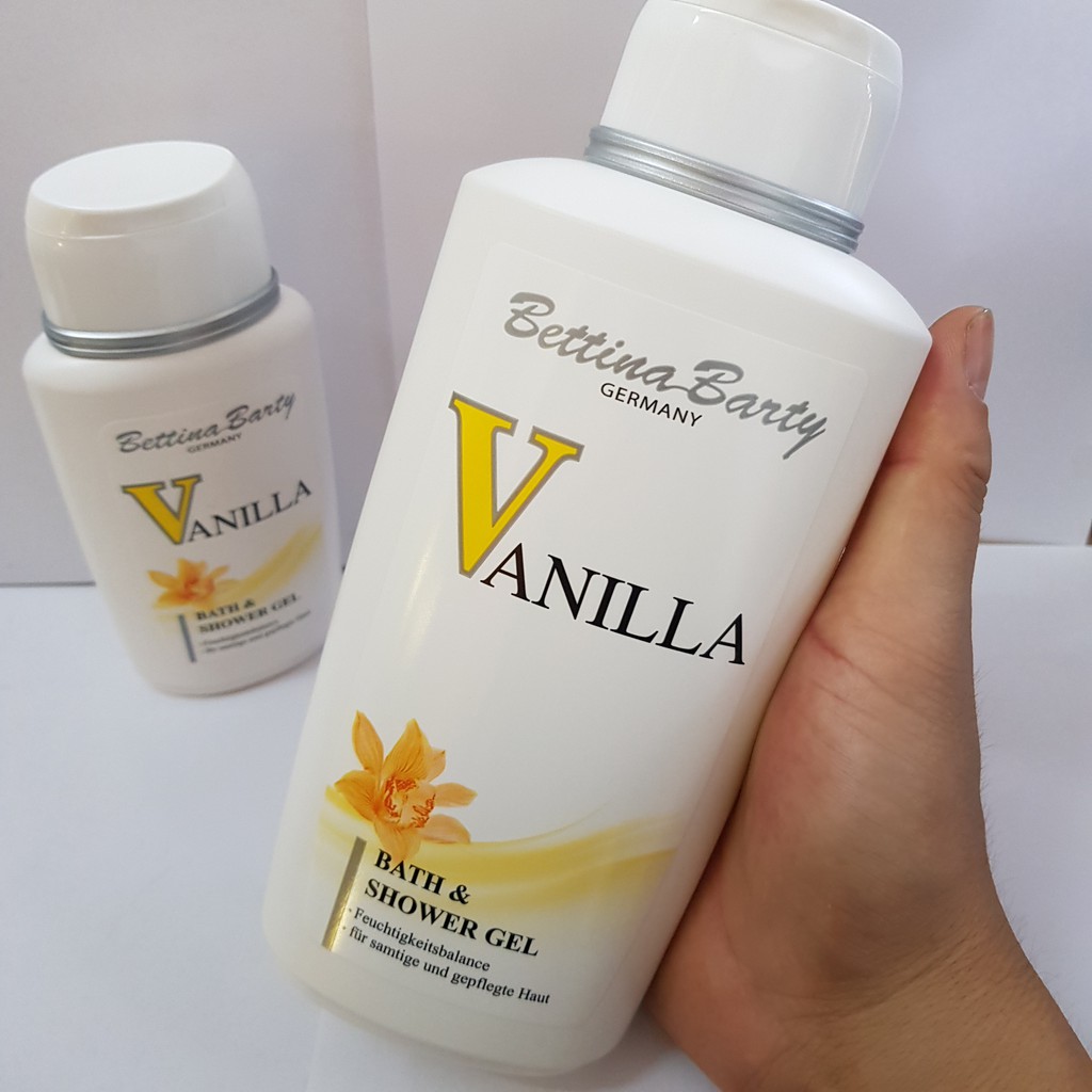 Sữa Tắm, Dưỡng Thể Hương Nước Hoa Vanilla Đức