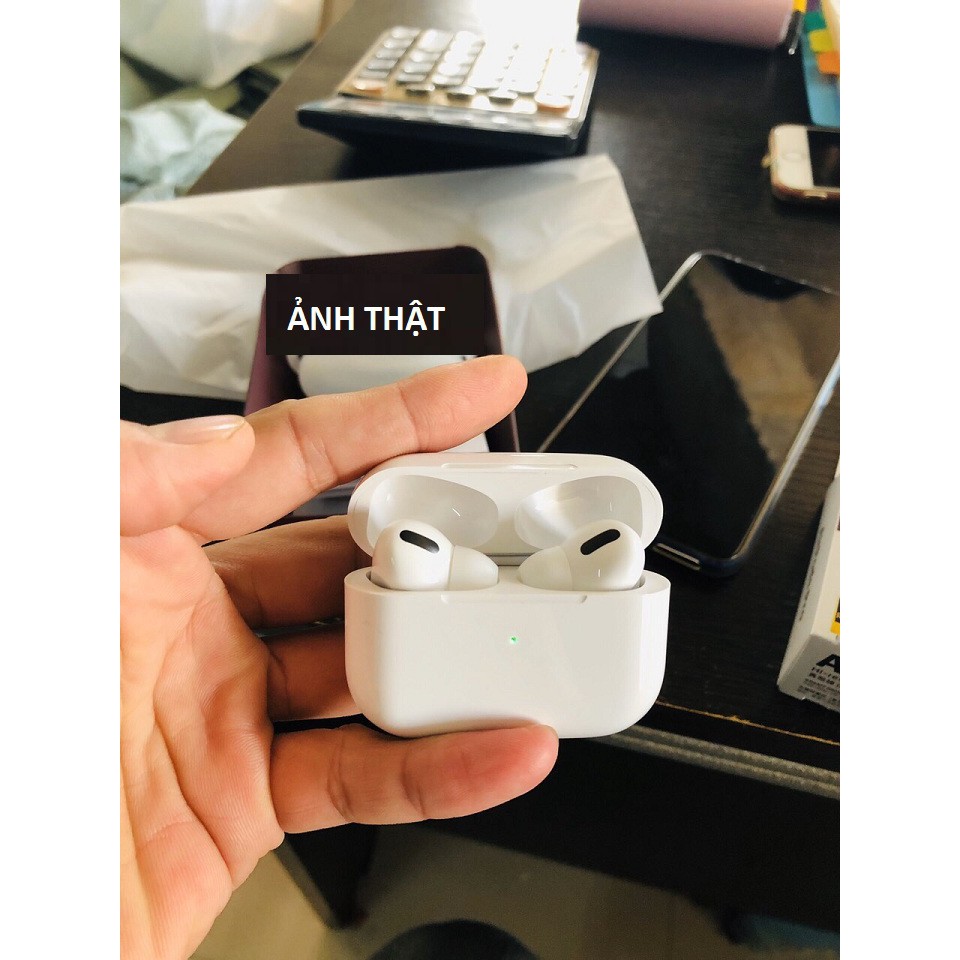 Tai Nghe Bluetooth Airpod Pro, Siêu Super  Bass Quá Hay Sạc Không Dây Bỏ Tai Tự Dừng Nhạc, Đổi Tên, Định Vị