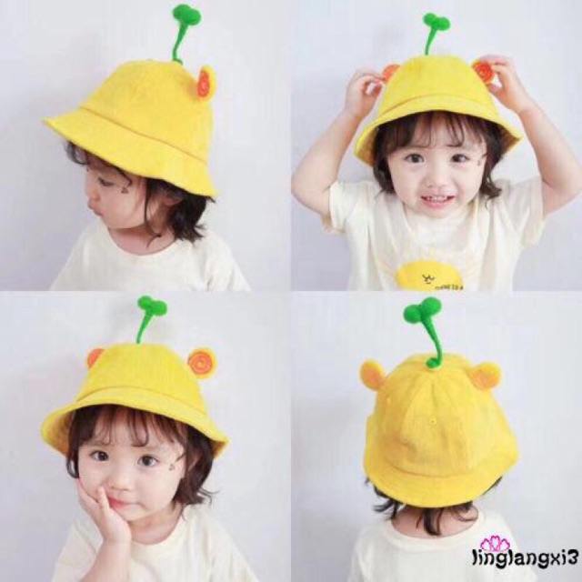 Nón moc mầm cho bé