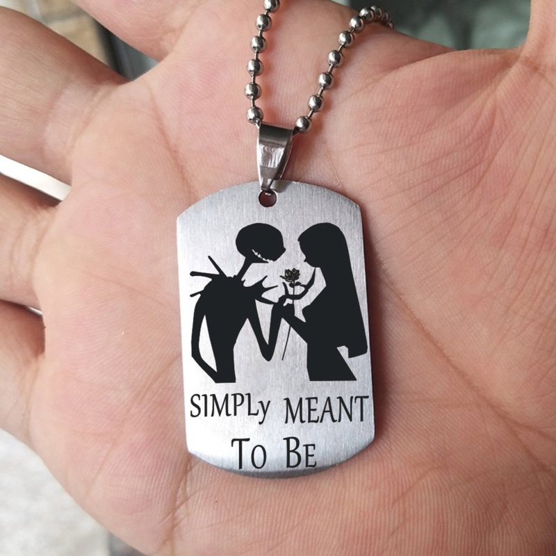 Blg Vòng cổ Mặt Hình Ma Và Quả Bí Ngô Phong Cách Tối Giản Cho Nữ