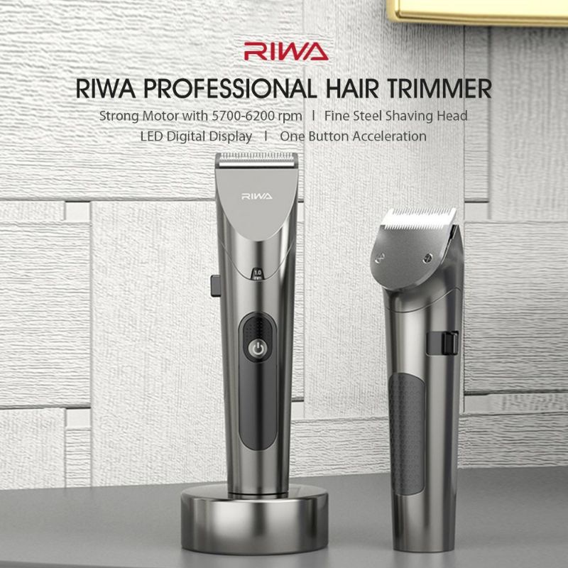 Tông đơ cắt tóc RIWA RE-6305 có chế độ tubo công xuất cao